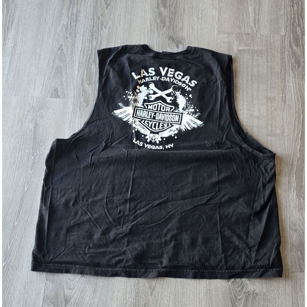 Harley-Davidson Black Sleeveless/Tank Top 3XL  Las Vegas Nevada